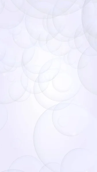 Abstract White Background Backdrop Light Transparent Bubbles Vertical Orientation Illustration — Stock Photo, Image