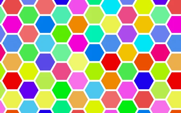 Nido Ape Molti Colori Multicolore Geometria Isometrica Illustrazione — Foto Stock