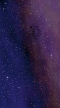 Renkli ve güzel bir arka plan. Uzay boşluğu. Yıldızlı uzay dokusu. 3B illüstrasyon