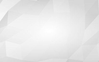 Beyaz soyut arka plan. Lowpoly arka planı. Buruşmuş kağıt. 3B illüstrasyon