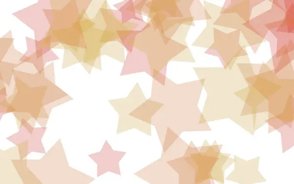 Πολύχρωμα Ημιδιαφανές Αστέρια Λευκό Φόντο Κίτρινοι Τόνοι Εικονογράφηση — Φωτογραφία Αρχείου