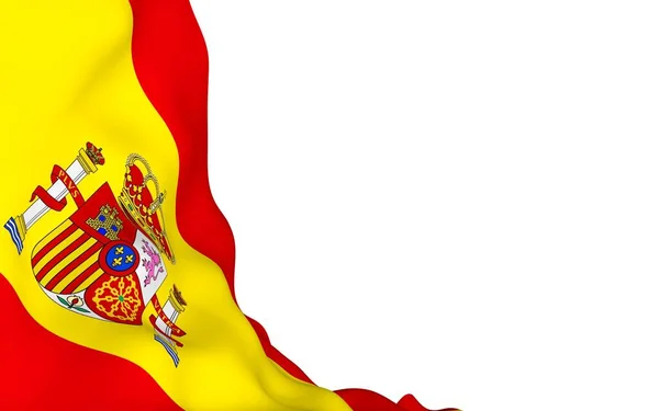 Bandera España Símbolo Estatal Oficial Del Reino España Concepto Web — Foto de Stock