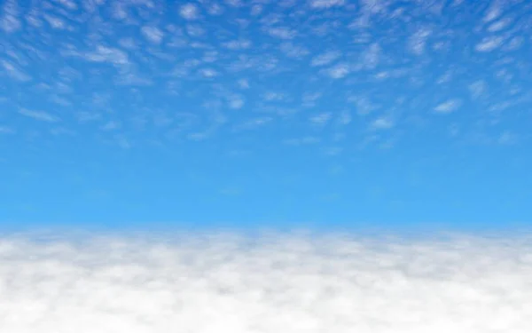 Blue Sky Background White Clouds Cumulus White Clouds Clear Blue — Stock Photo, Image