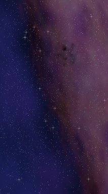 Renkli ve güzel bir arka plan. Uzay boşluğu. Yıldızlı uzay dokusu. 3B illüstrasyon