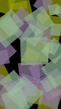 Koyu arkaplanda çok renkli yarı şeffaf altıgenler. Dikey görüntü yönlendirmesi. 3B illüstrasyon