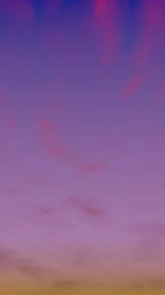 日落时分 紫色天空中的粉红云彩 抽象的云群在晚上 — 图库照片