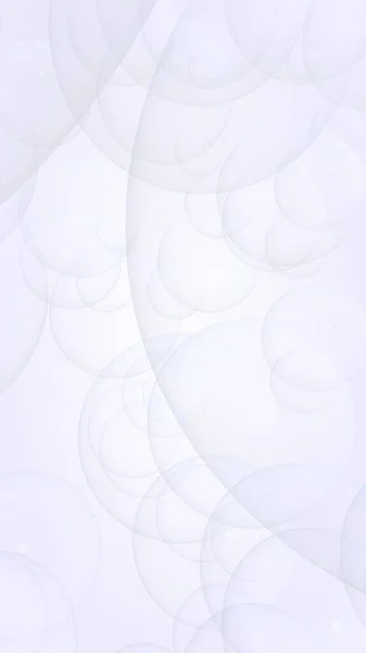 Abstract White Background Backdrop Light Transparent Bubbles Vertical Orientation Illustration — Stock Photo, Image