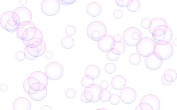 Růžové Barvy Pozadí Fialové Bubliny Tapety Fialové Balónky Ilustrace — Stock fotografie