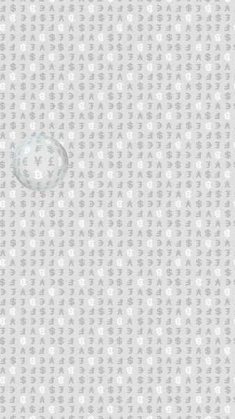 Bitcoin Και Νόμισμα Γκρι Φόντο Ψηφιακό Σύμβολο Κρυπτονομισμάτων Επιχειρηματική Ιδέα — Φωτογραφία Αρχείου