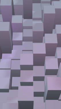 Soyut pembe gri zarif küp geometrik arka plan. Kaotik olarak gelişmiş dikdörtgen çubuklar. 3d Rendering, 3d illüstrasyon