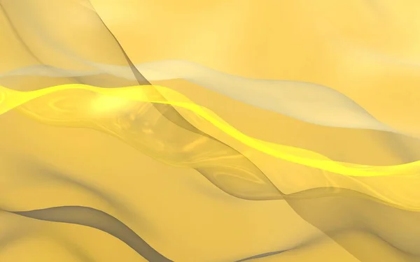 Abstraktní Zlaté Pozadí Krásné Pozadí Žlutými Vlnami Ilustrace — Stock fotografie