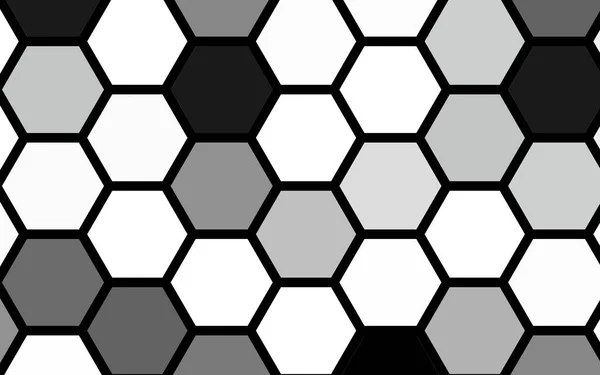 Weiße Wabe Mit Einem Farbverlauf Isometrische Geometrie Illustration — Stockfoto