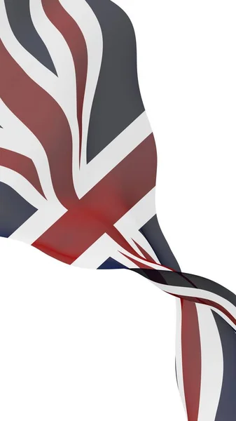 Waving Flag Great Britain British Flag United Kingdom Great Britain — Stock Photo, Image