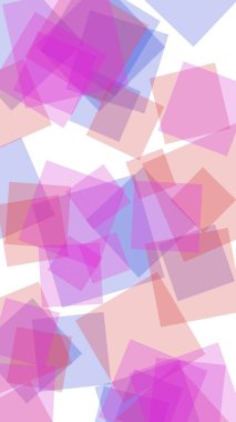 Beyaz arkaplanda çok renkli yarı saydam altıgenler. Dikey görüntü yönlendirmesi. 3B illüstrasyon