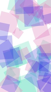 Beyaz arkaplanda çok renkli yarı saydam altıgenler. Dikey görüntü yönlendirmesi. 3B illüstrasyon