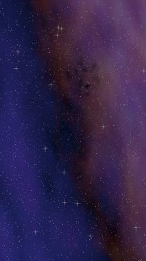 Renkli ve güzel bir arka plan. Uzay boşluğu. Yıldızlı uzay dokusu. 3B illüstrasyon