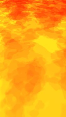 Alevler ile Soyut Yangın Arka Plan. Ateş Duvarı. Suda parıldama. 3d illüstrasyon