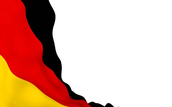 Deutschland Fahne Großformatige Illustration Staatssymbol Der Bundesrepublik Deutschland Rendering — Stockfoto