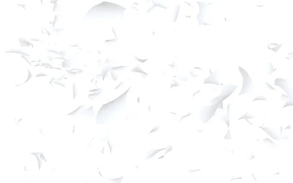白い背景に隔離された紙の空飛ぶシート 抽象的なお金が空中を飛んでいます 3Dイラスト — ストック写真