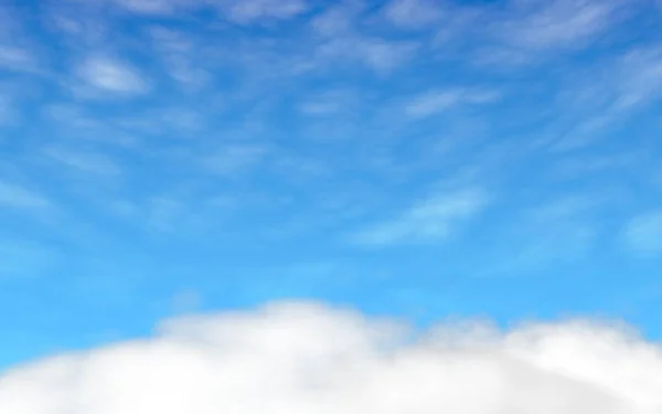 Blue Sky Background White Clouds Cumulus White Clouds Clear Blue — Stock Photo, Image