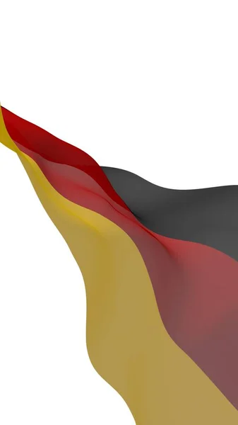 Bandera Alemania Ilustración Gran Formato Símbolo Estatal República Federal Alemania — Foto de Stock