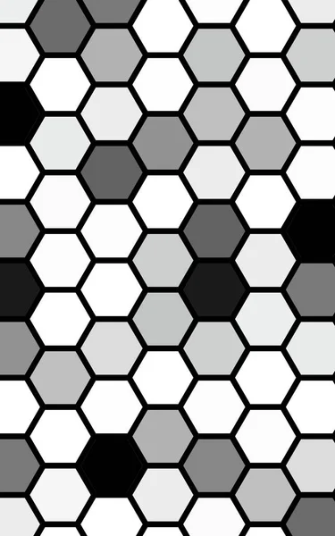 Fehér Méhsejt Színátmenetes Színnel Izometrikus Geometria Illusztráció — Stock Fotó