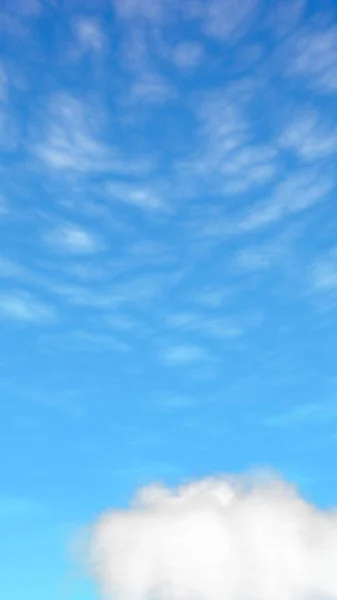 Fond Bleu Ciel Avec Des Nuages Blancs Cumulus Nuages Blancs — Photo