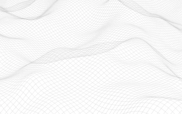 Αφηρημένο Τοπίο Λευκό Φόντο Δίκτυο Κυβερνοχώρου Δίκτυο Tech Απεικόνιση Τεχνολογίας — Φωτογραφία Αρχείου