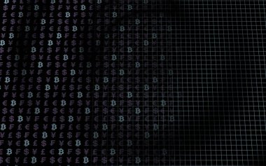 Bitcoin geçmişi. Şifreli para birimi 3 boyutlu illüstrasyon. Dijital para birimi sembolü. İş konsepti. Madencilik, geliştirme, kripto ticareti