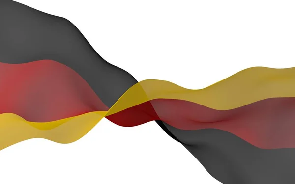 Bandera Alemania Ilustración Gran Formato Símbolo Estatal República Federal Alemania — Foto de Stock