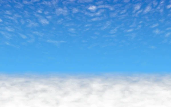 Blue Sky Background White Clouds Cumulus White Clouds Clear Blue — Stock Photo, Image