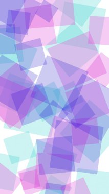 Beyaz arkaplanda çok renkli yarı saydam altıgenler. Dikey görüntü yönlendirmesi. 3B illüstrasyon