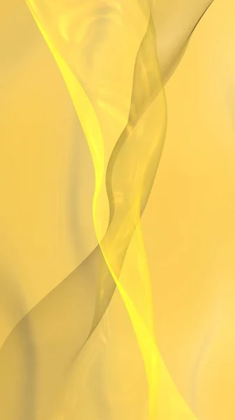 Abstrakter Goldhintergrund Schöne Kulisse Mit Gelben Wellen Vertikale Orientierung Illustration — Stockfoto