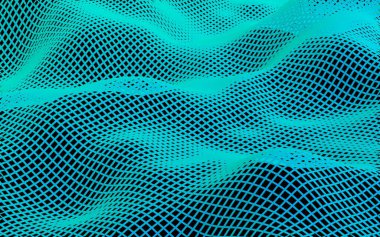 Karanlık bir arka plan üzerinde soyut manzara. Siber uzay şebekesi. merhaba teknoloji ağı. 3d illüstrasyon