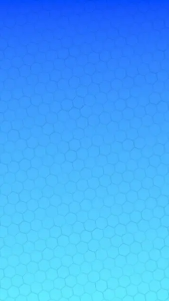 Translucent Honeycomb Gradient Blue Sky Background Perspective View Polygon Look — Stock Photo, Image