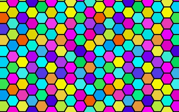 Nido Ape Molti Colori Multicolore Geometria Isometrica Illustrazione — Foto Stock