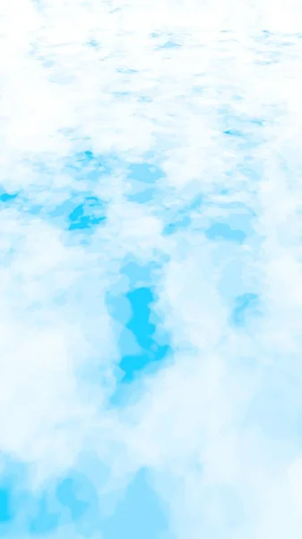 Céu Resplandecente Pela Manhã Fundo Azul Céu Com Nuvens Brancas — Fotografia de Stock