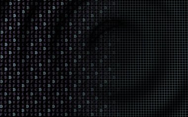 Bitcoin geçmişi. Şifreli para birimi 3 boyutlu illüstrasyon. Dijital para birimi sembolü. İş konsepti. Madencilik, geliştirme, kripto ticareti