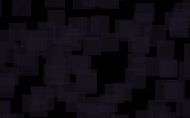 Siyah soyut arka plan. Gri kareli arkaplan. 3B illüstrasyon