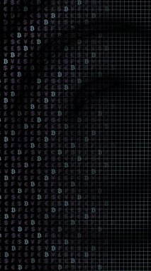 Bitcoin geçmişi. Şifreli para birimi 3 boyutlu illüstrasyon. Dijital para birimi sembolü. İş konsepti. Madencilik, geliştirme, kripto ticareti