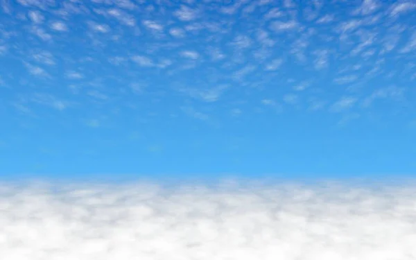 구름과 배경입니다 아침에 하늘에 일러스트레이션 — 스톡 사진