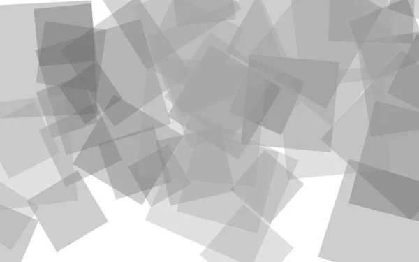 Gray Translucent Squares White Background Gray Tones Illustration — Stock Photo, Image