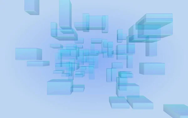Blauwe Witte Abstracte Digitale Technologische Achtergrond Het Patroon Met Herhalende — Stockfoto