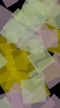 Koyu arkaplanda çok renkli yarı şeffaf altıgenler. Dikey görüntü yönlendirmesi. 3B illüstrasyon