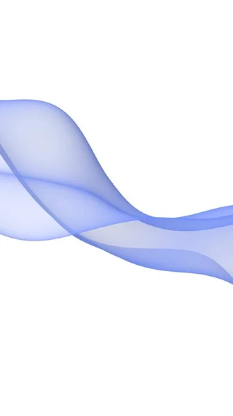 Абстрактная Волна Шарф Яркая Лента Белом Фоне Абстрактный Дым Воздушный — стоковое фото