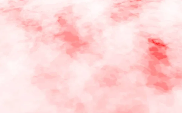 Background of abstract white color smoke isolated on red color background. The wall of white fog. 3D illustration