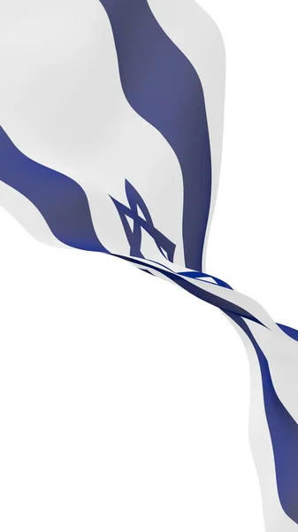 Bandera Israel Símbolo Estatal Del Estado Israel Una Estrella Azul —  Fotos de Stock