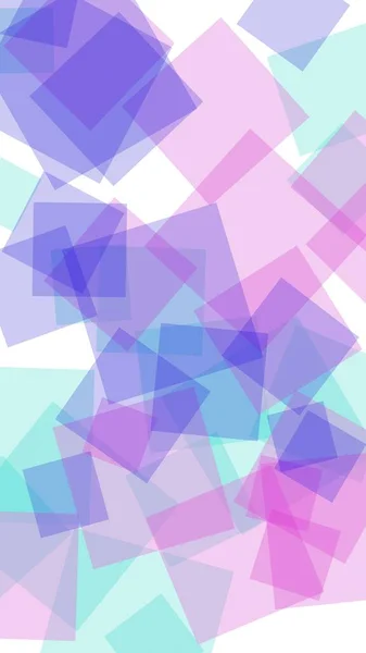 Multicolored Translucent Hexagons White Background Vertical Image Orientation Illustration — Stock Photo, Image