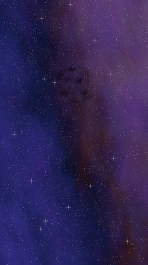 Renkli ve güzel bir arka plan. Uzay boşluğu. Yıldızlı uzay dokusu. 3B illüstrasyon