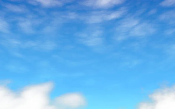 Blue Sky Background White Clouds Cumulus White Clouds Clear Blue — Stock Photo, Image